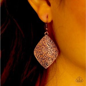 Copper earring